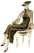 1935 Afternoon Frock D30-2655