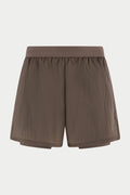 2-1 TRANSLUCENT RUN SHORT - BROWN
