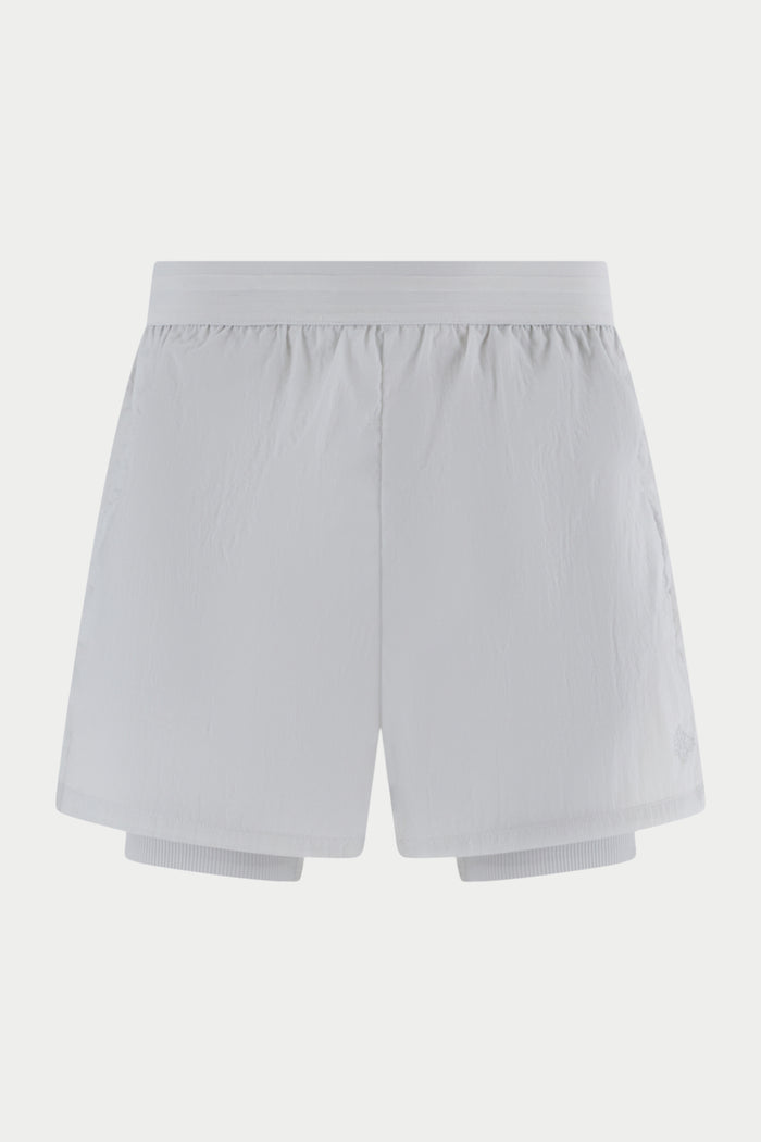 2-1 TRANSLUCENT RUN SHORT - WHITE