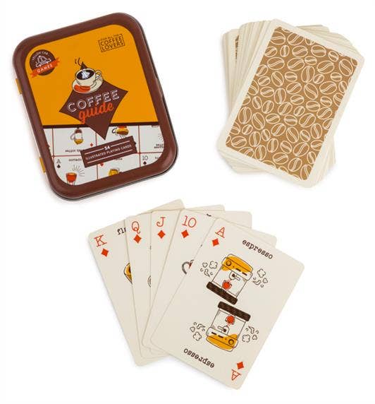 300gsm/54 Playing Cards – Coffee