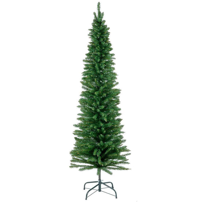 6ft (180cm) Green Tall Thin Pencil Pine Christmas Xmas Tree