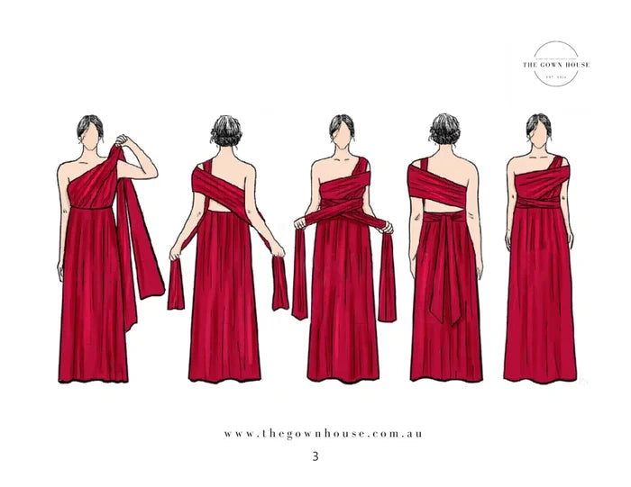 Infinity Multiway Bridesmaid Dresses Australia 99 Ways To Style The Infinity Gown - Ebook