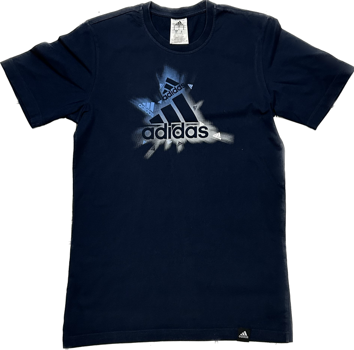 Adidas 00's Dark Blue Retro T-shirt
