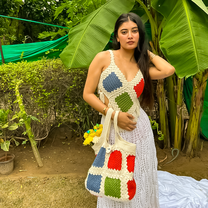 Ailsa Top – Handknitted Eco-Friendly Crochet Top for Women | Timeless Design - Mojopanda Organic  Store