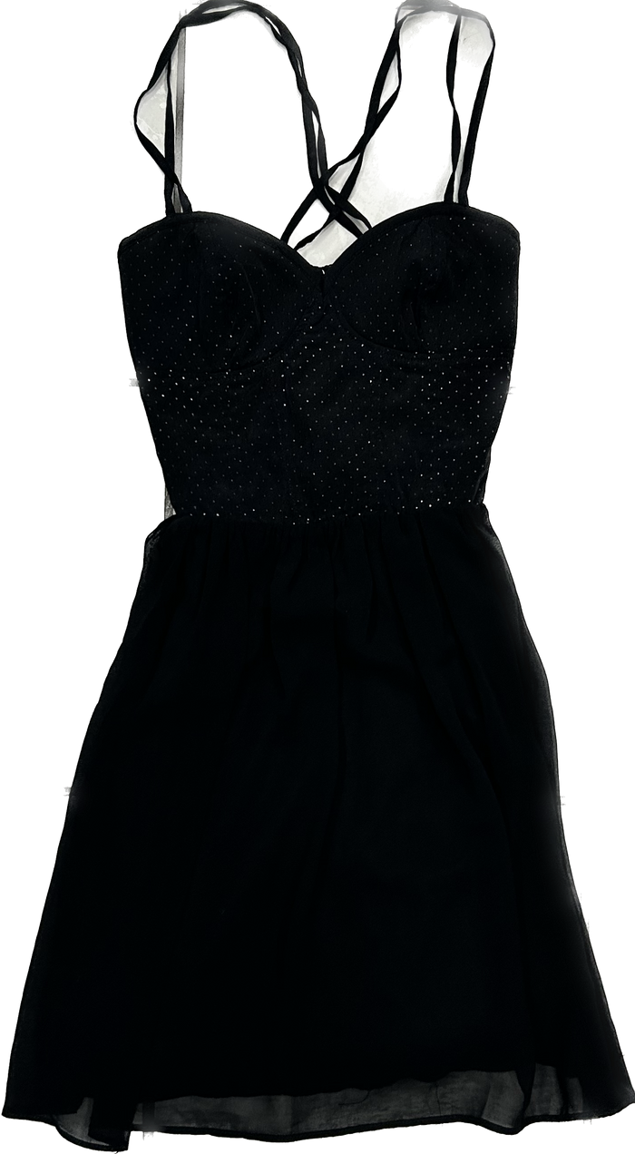 Black Dress with Sequins