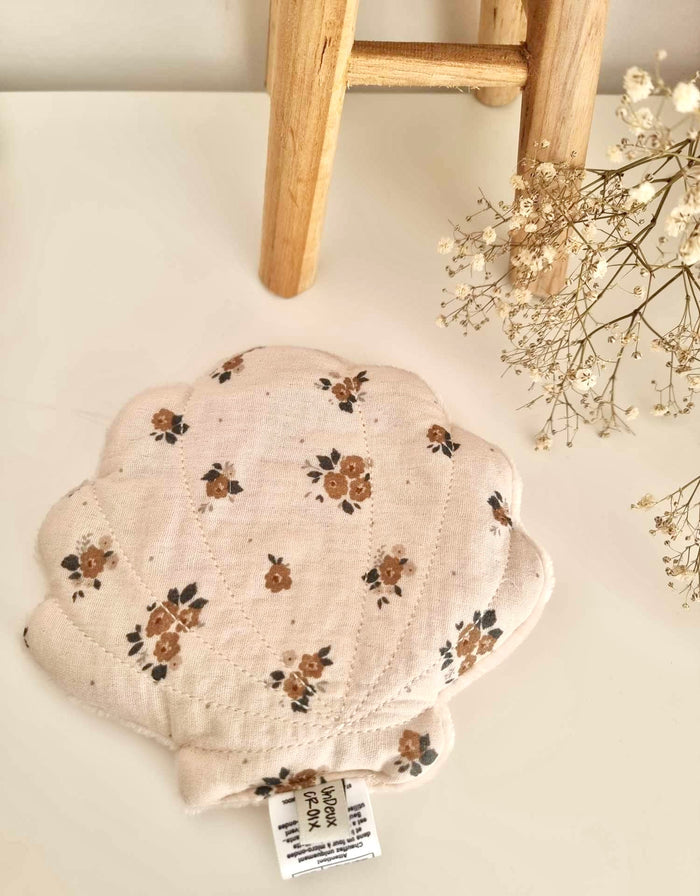 Bouillotte sèche | Coquillage fleuri
