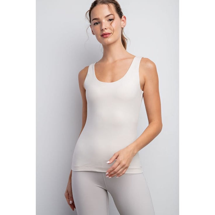 Butter Soft Round Neck Tank Top | Ultimate Layering Essential (Regular & Plus Size)