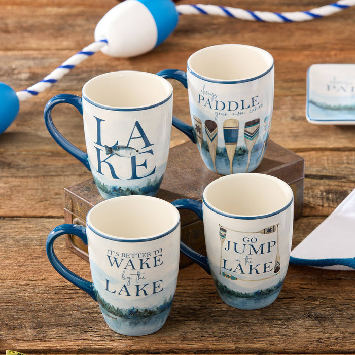 Certified International - Wake At The Lake Mug 18 oz. asst.