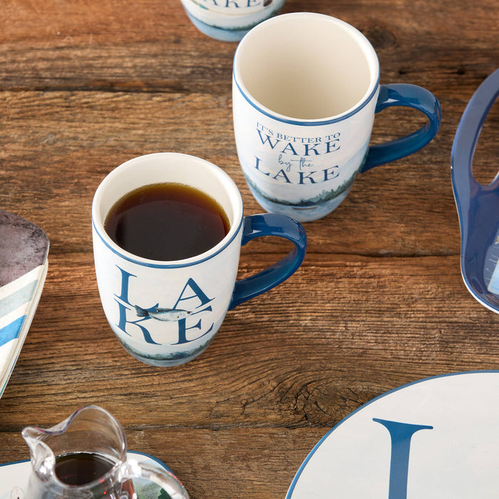 Certified International - Wake At The Lake Mug 18 oz. asst.