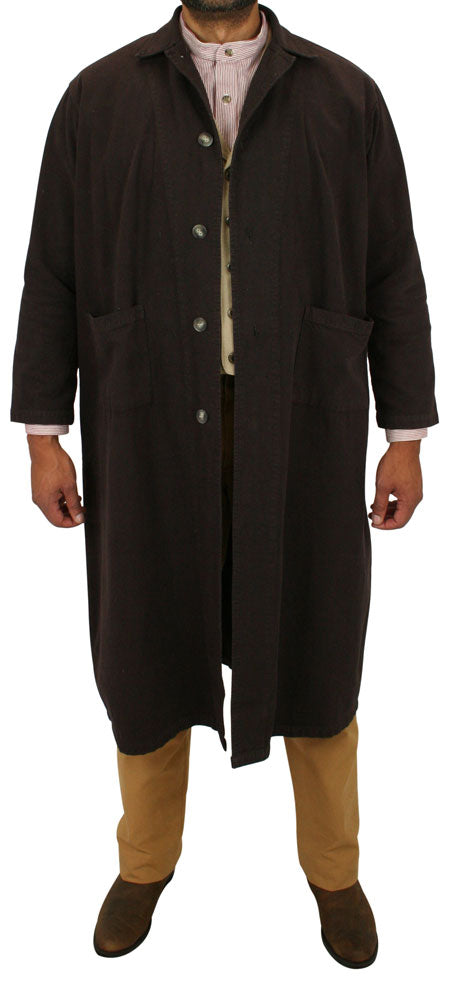 Classic Cotton Duster - Brown