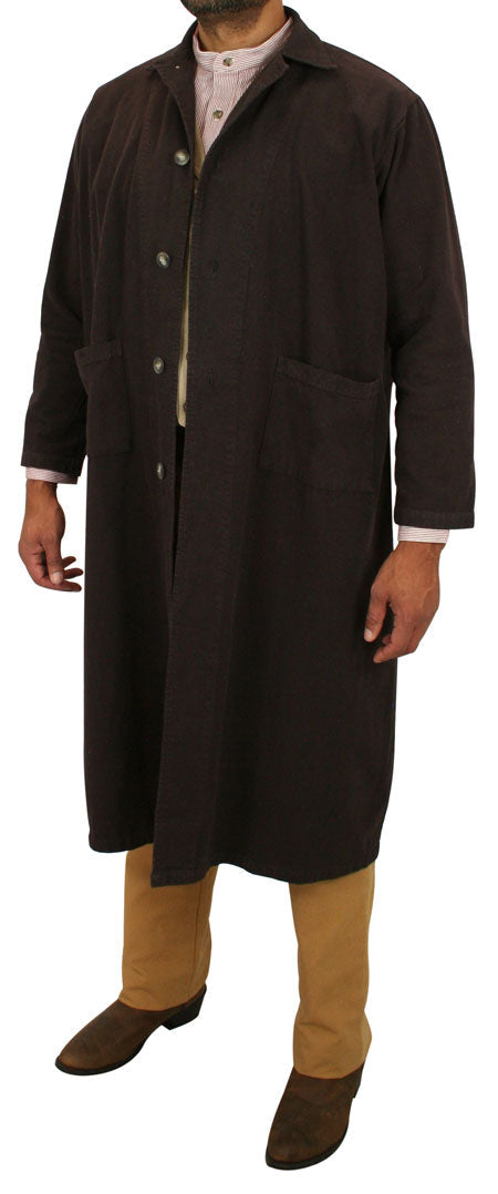 Classic Cotton Duster - Brown