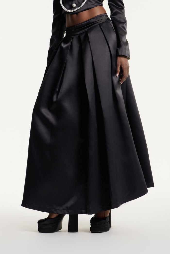 Clifton Pleated Maxi Skirt