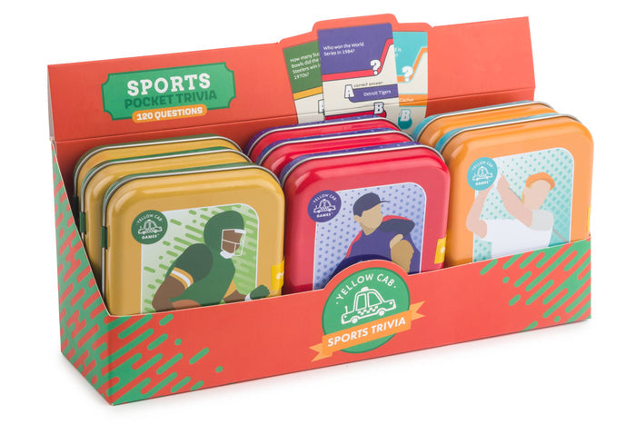 Core Home - CDU 9 Sets - 300gsm/60 Cards Pocket Trivia - Sports