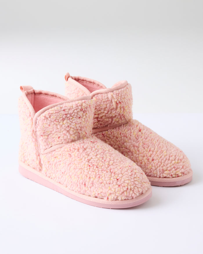 Cupcake Sprinkle Sherpa Kids Boot