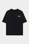 DESIGN DEPARTMENT CHEST PRINT T-SHIRT - BLACK