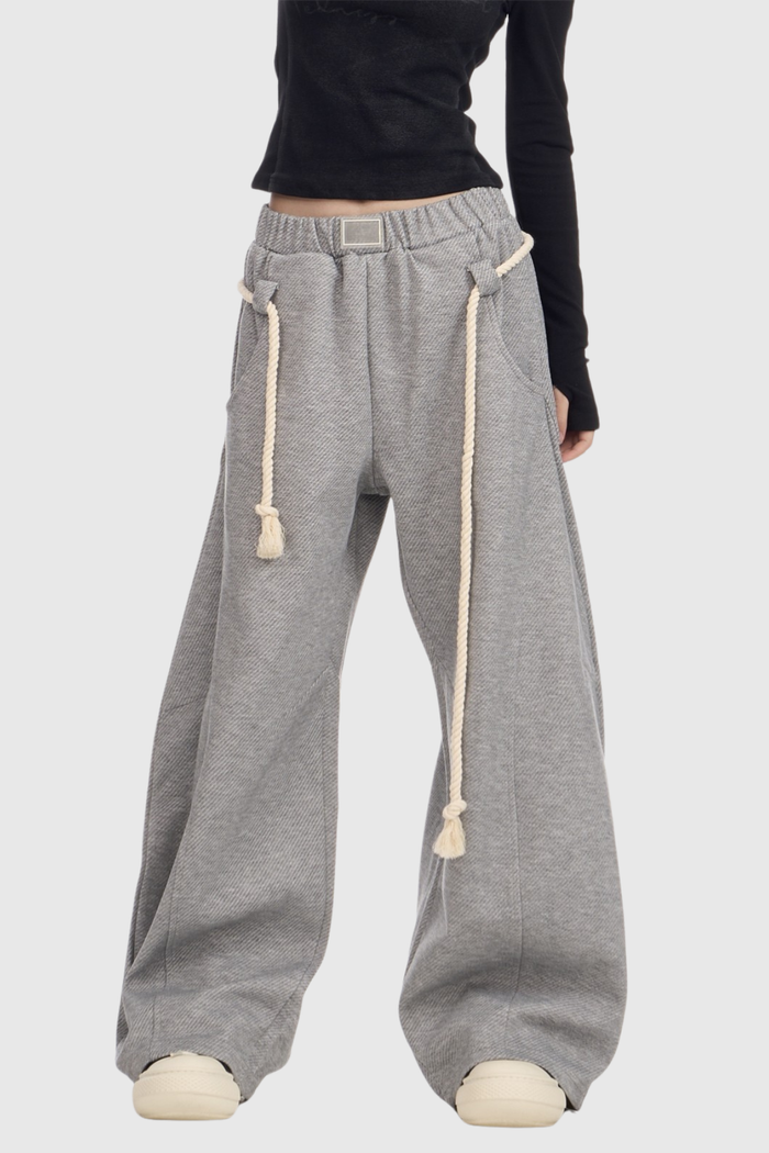 Diokles Rope Pants In Grey