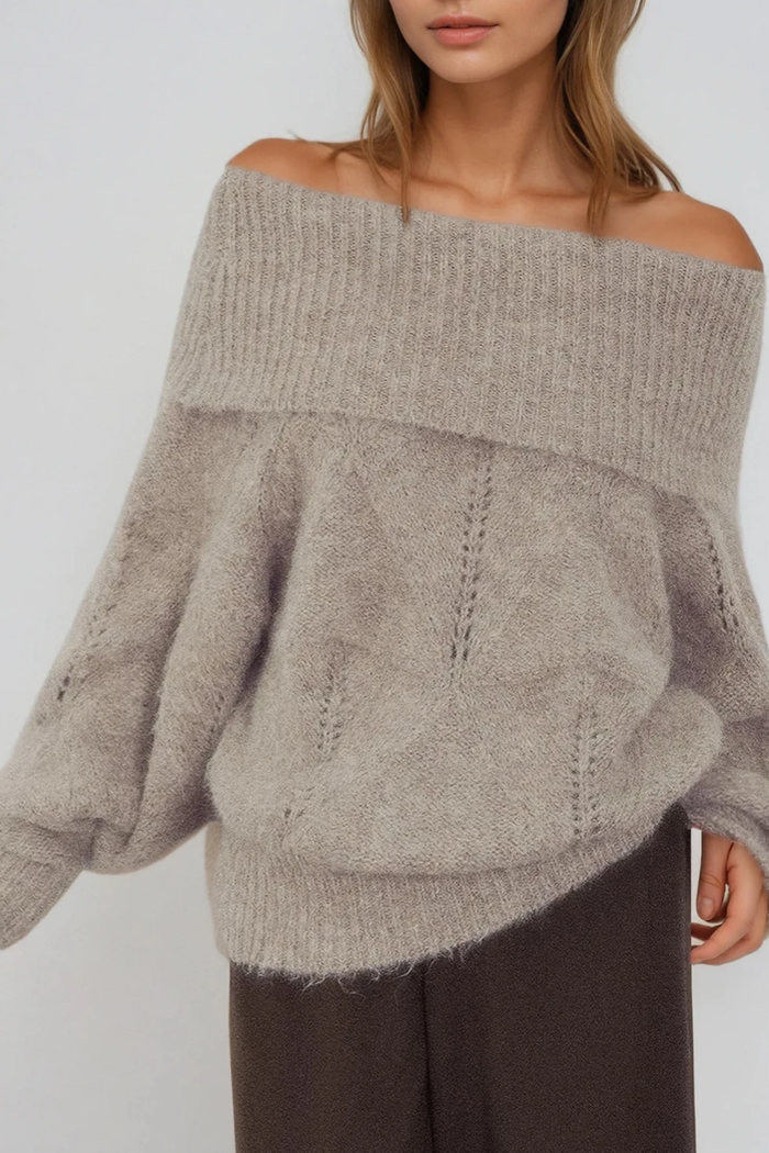 Dismas Off Shoulder Knit Top