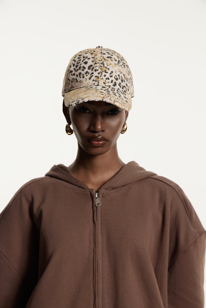 Efthalia Leopard Cap