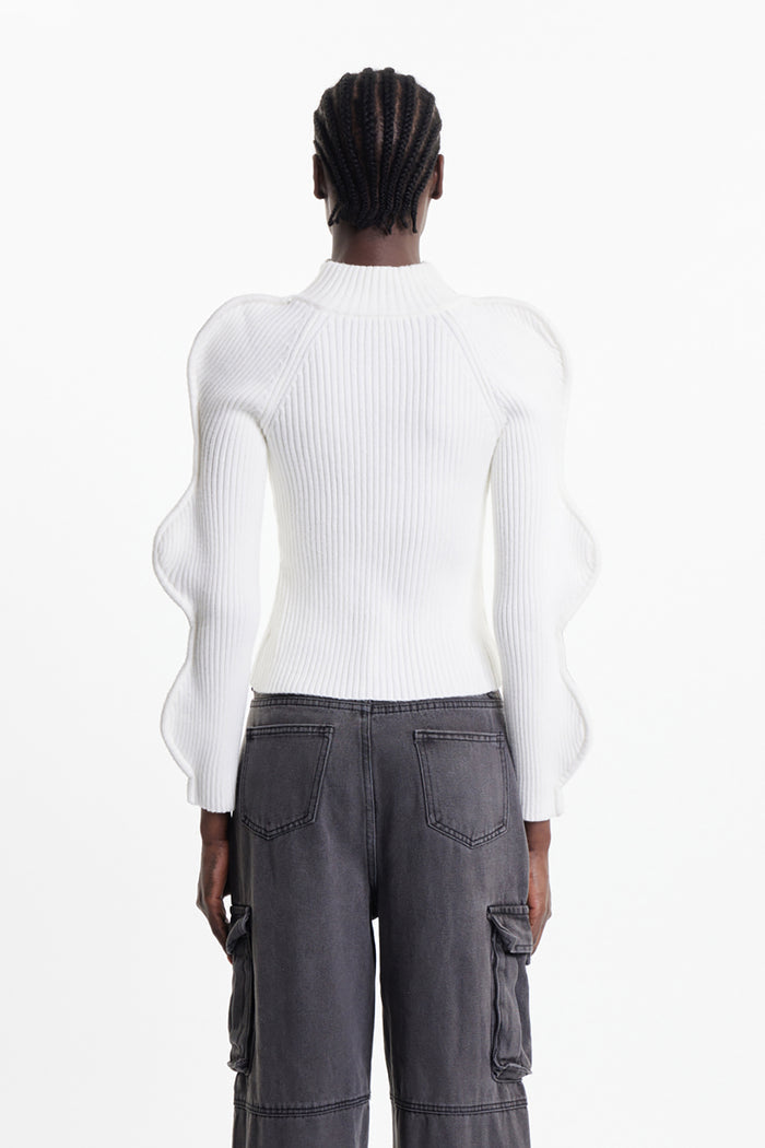 Ejvind Hayley Asymmetric Knit Top