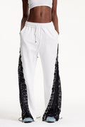 Elowyn Lace Up Lace Pants