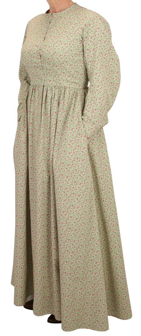 Essential Work Dress - Sage Floral