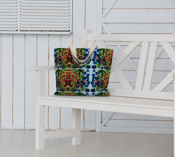 "Fall Garden" Large Tote