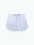 Filippa K Striped Drawstring-shorts NWOT