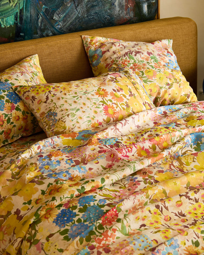 Forever Floral Butter Linen Pillowcases