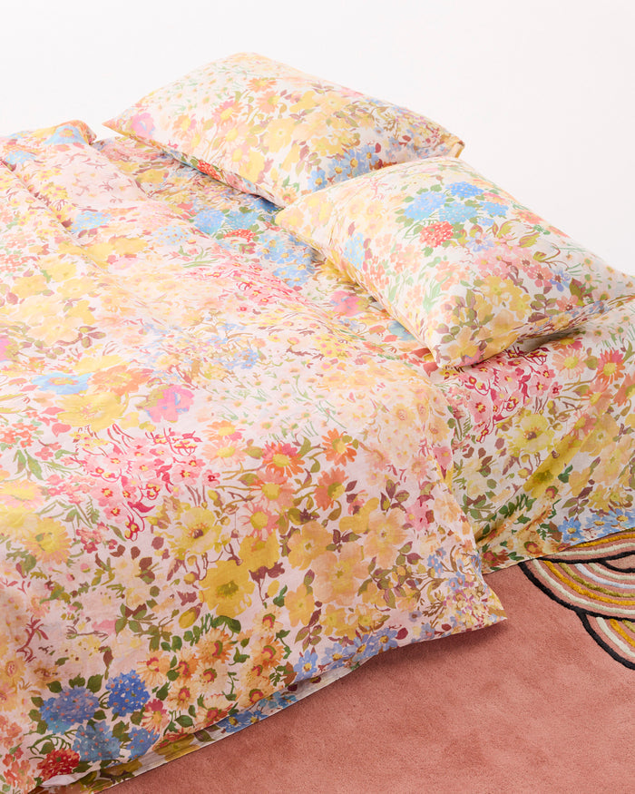 Forever Floral Butter Linen Pillowcases
