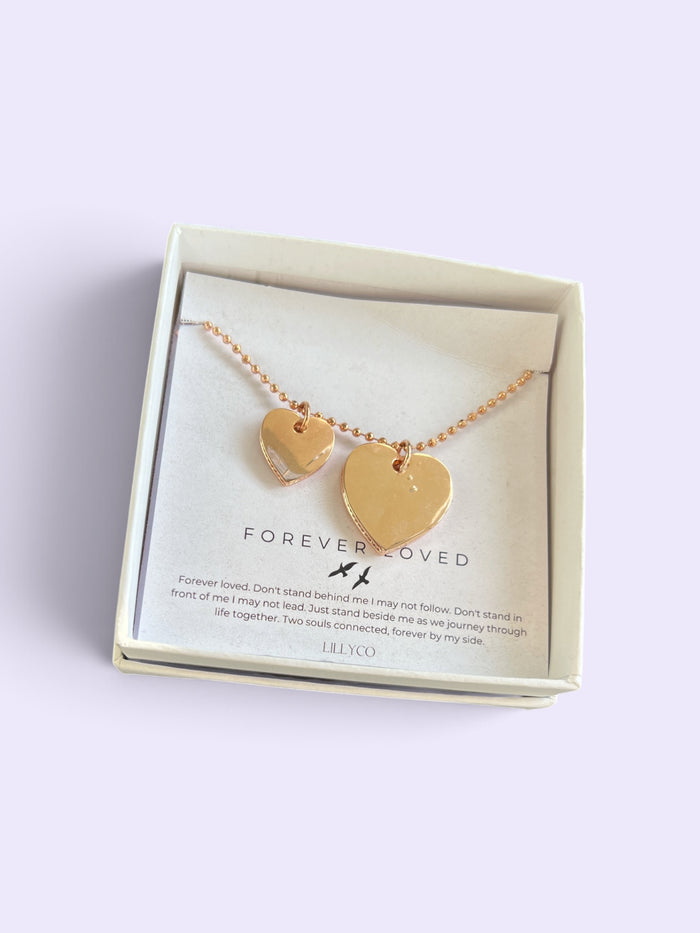 Forever Loved #2 Boxed Heart Link Necklace