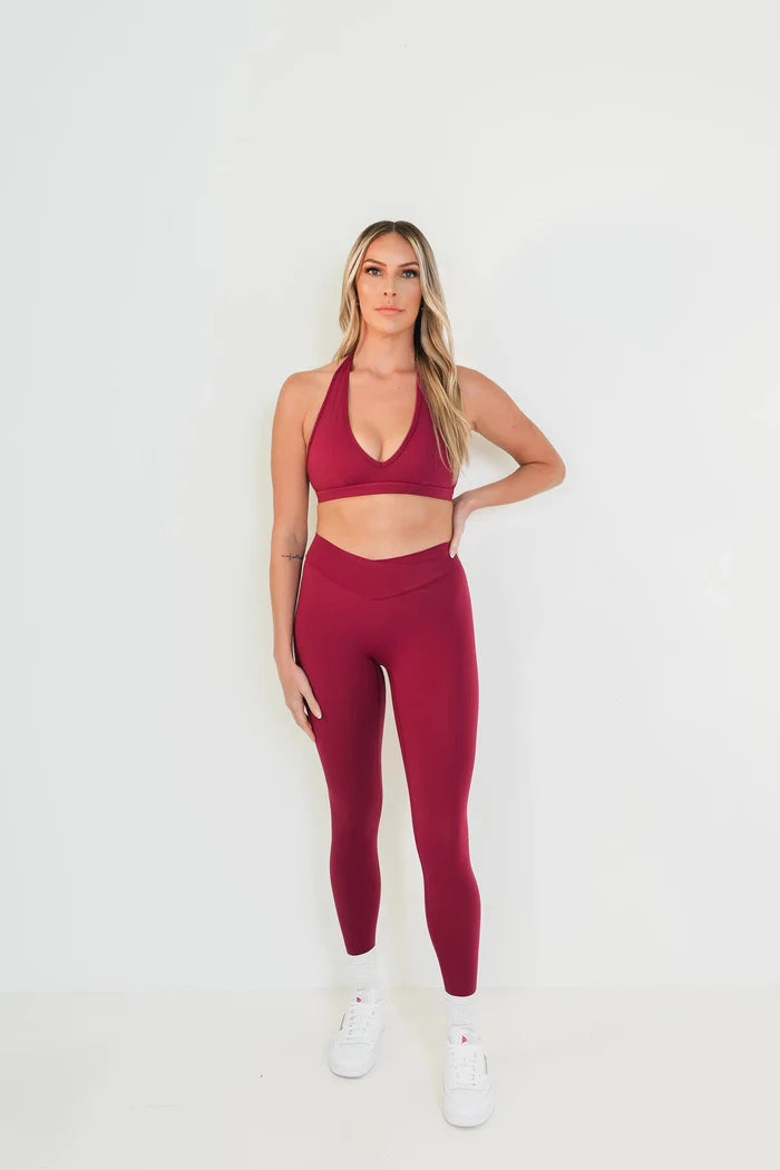 Form Hybrid Scrunch Leggings Sour Cherry