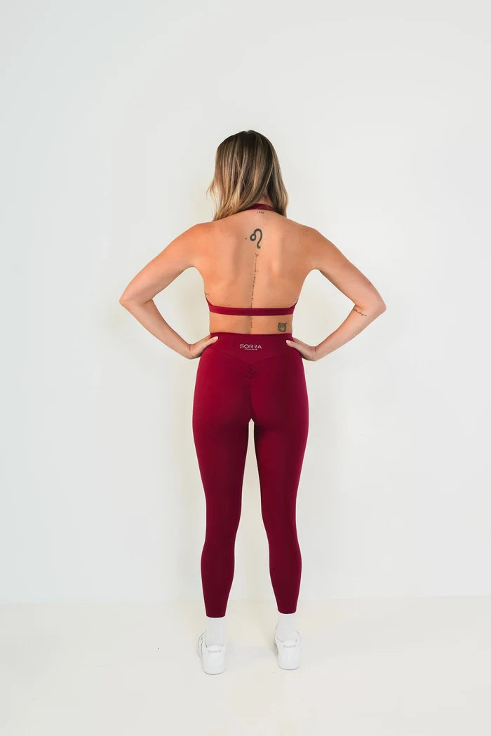 Form Hybrid Scrunch Leggings Sour Cherry