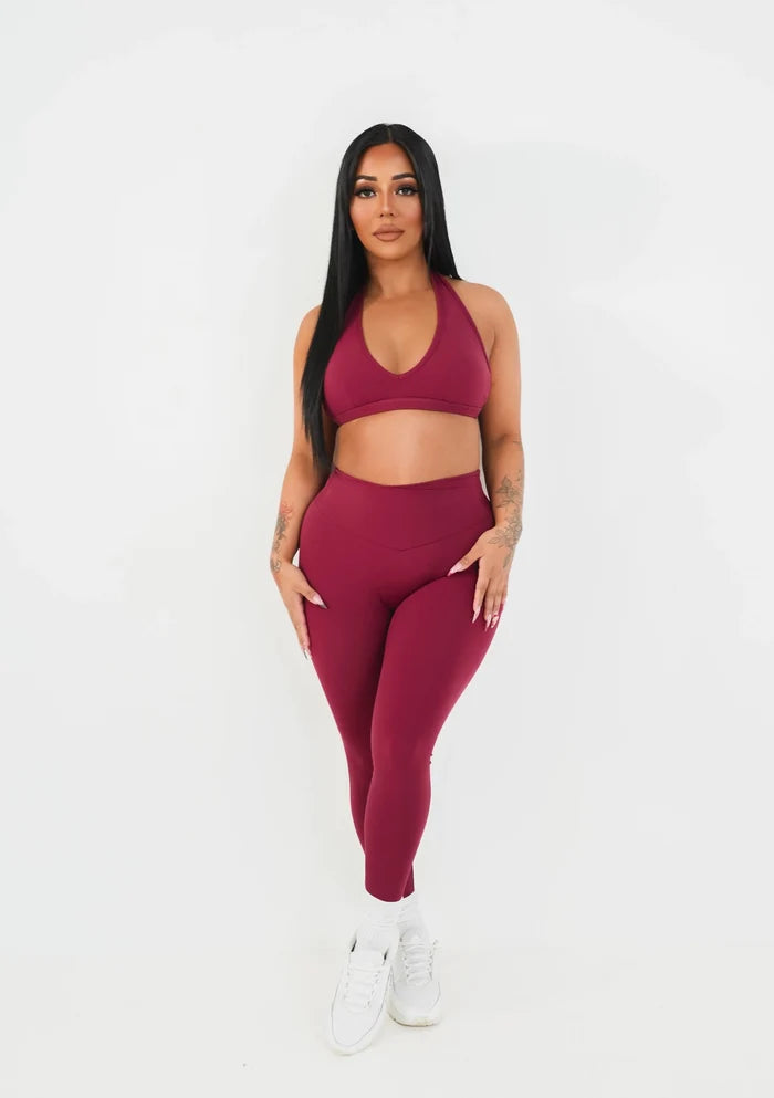Form Hybrid Scrunch Leggings Sour Cherry