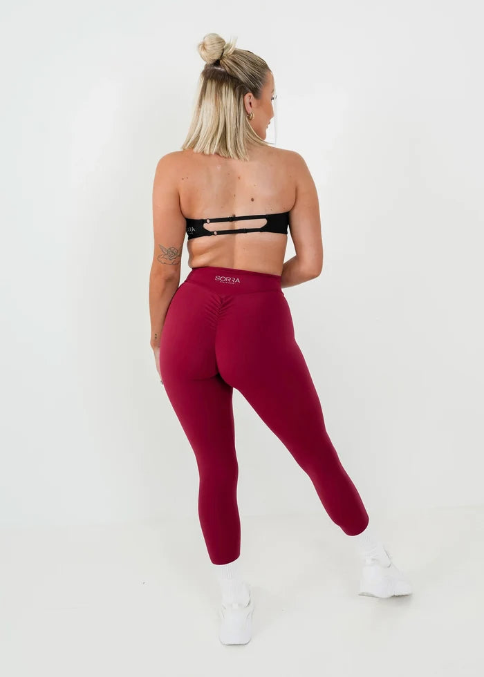 Form Hybrid Scrunch Leggings Sour Cherry