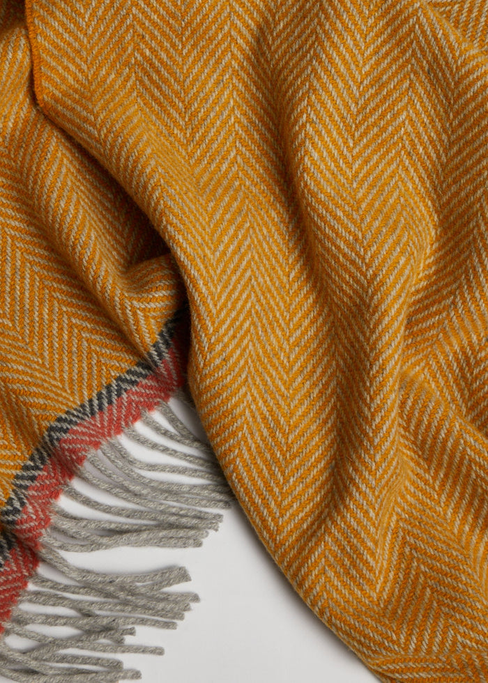 Foxford Moy Cashmere And Lambswool Throw