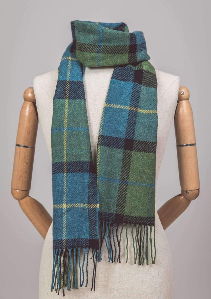 Foxford Shannon Check Lambswool Scarf