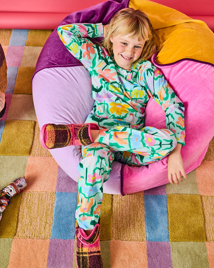 Fun Times Velvet Beanbag