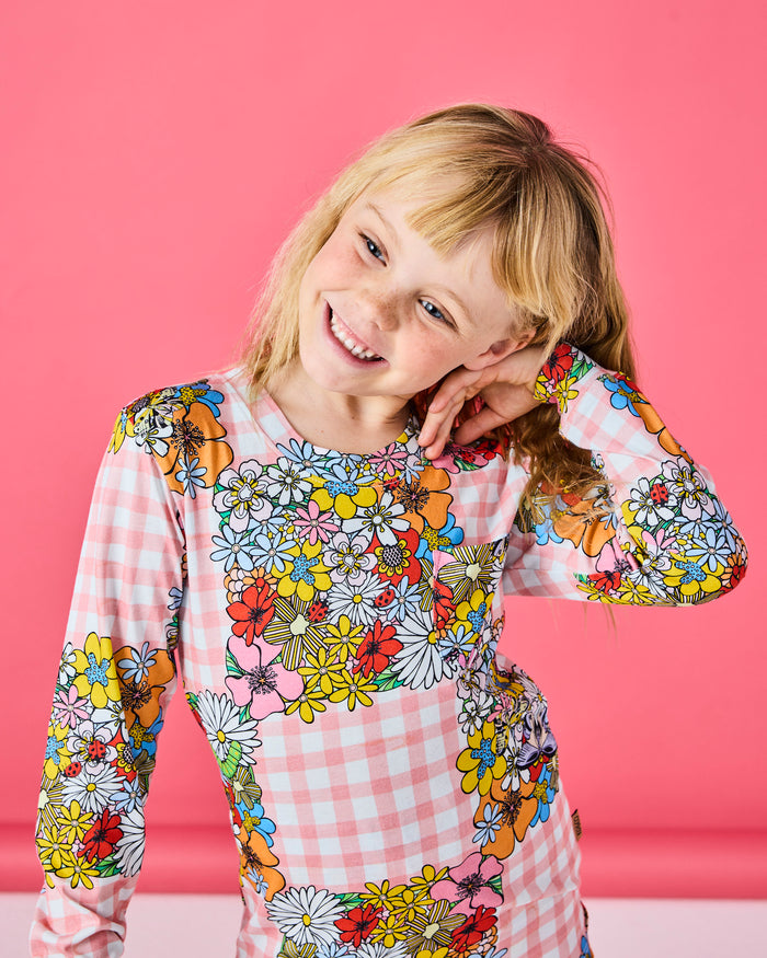 Garden Wonders Kids Organic Cotton Long Sleeve Top & Pant Pyjama Set