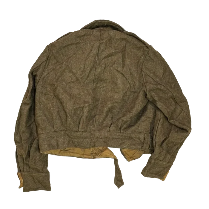 Greek Army 1950s Wool Battledress Jacket - Small - Greek Army Surplus - Field Jackets