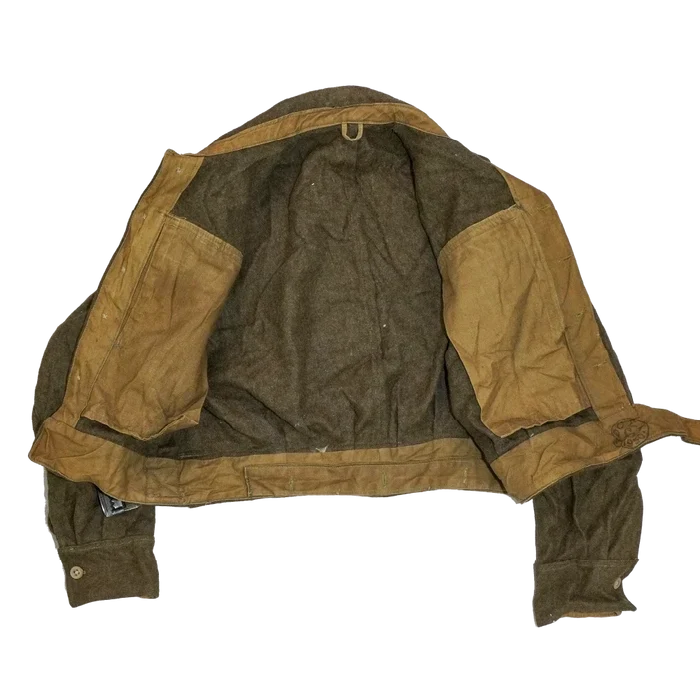 Greek Army 1950s Wool Battledress Jacket - Small - Greek Army Surplus - Field Jackets