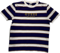 Guess Purple and White Stripe T-shirt