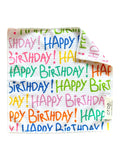 Happy Birthday: Double-Sided Washcloth