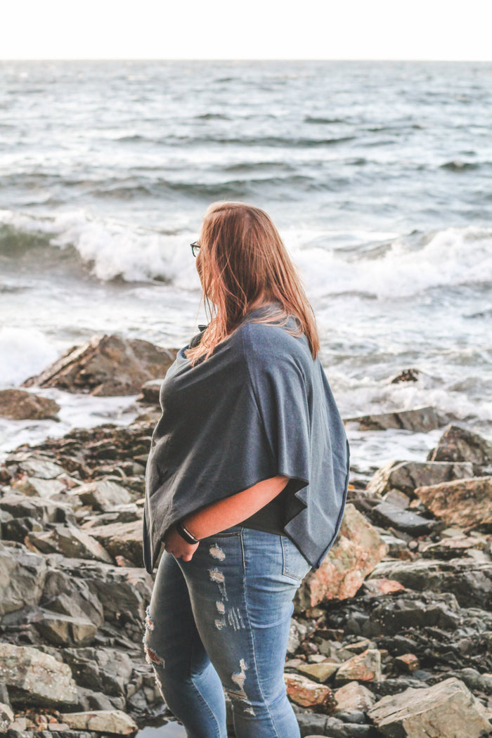 Heather Lake Poncho - 2 Print Options