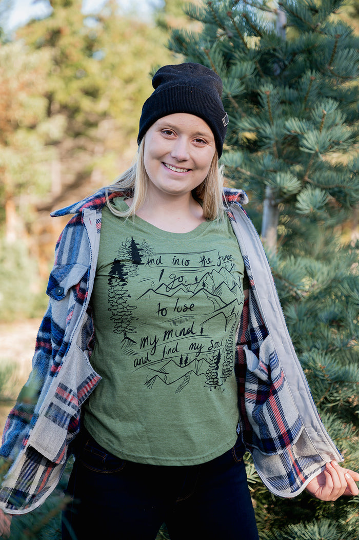 INTO THE FOREST - Womens Eco Tee