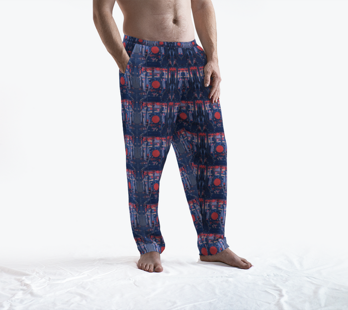 "Joy" Lounge Pants  (Blue, Pink)