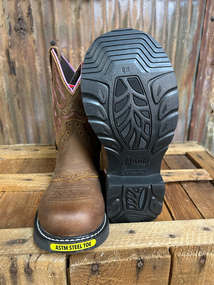 Justin Wanette Steel Toe Work Boot