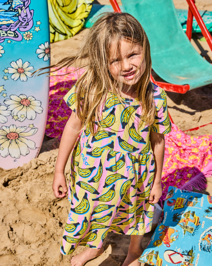 Kip&Co x Mambo Going Bananas Organic Cotton Everyday Dress