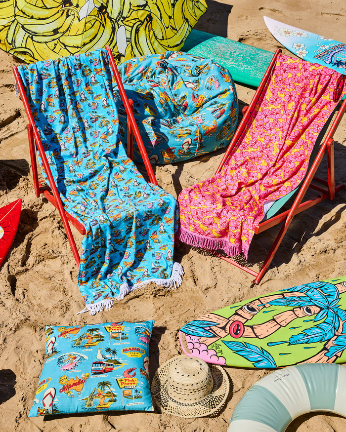 Kip&Co x Mambo Mambo World Printed Terry Beach Towel