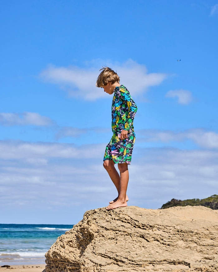 Kip&Co x Mambo Palm Surfer Boardies