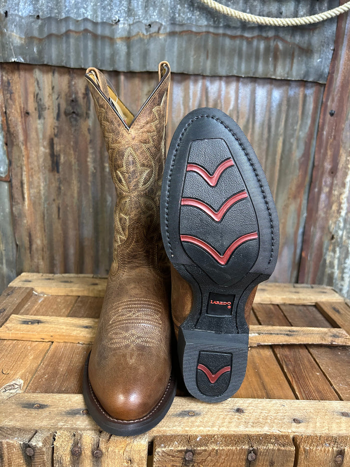 Laredo Tan Birchwood Western Boot